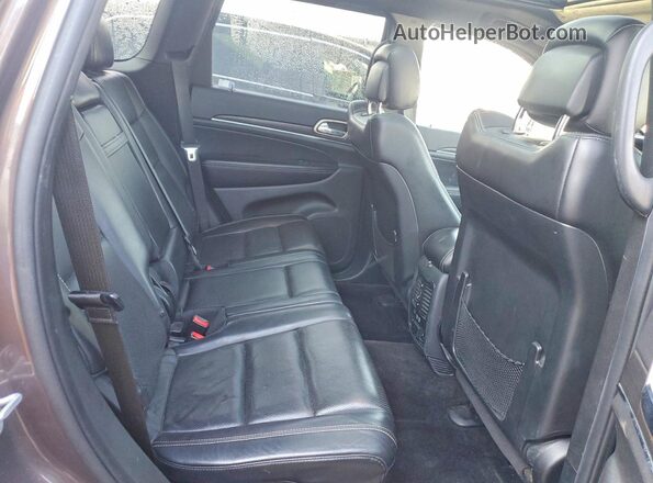 1C4RJFBG9HC743543 2017 JEEP GRAND Brown Vista de los asientos traseros