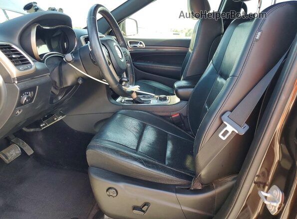 1C4RJFBG9HC764246 2017 JEEP GRAND Brown Widok wnętrza z przodu