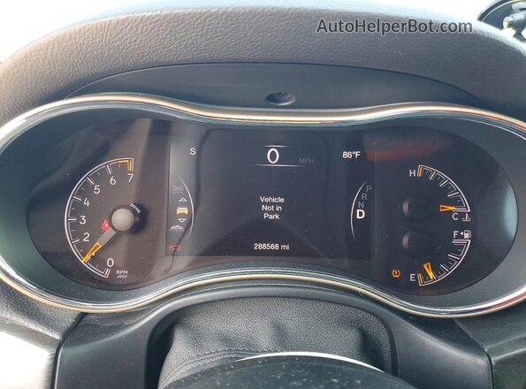 1C4RJFBG9HC764246 2017 JEEP GRAND Brown Widok zestawu wskaźników