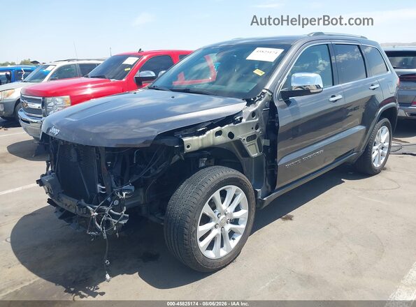 1C4RJFBG9HC852942 2017 JEEP GRAND CHEROKEE Black წინა მარცხენა ხედი სამი მეოთხედიდან
