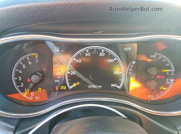 1C4RJFBG9JC200425 2018 JEEP GRAND Gray Widok zestawu wskaźników