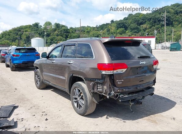 1C4RJFBG9JC489709 2018 JEEP GRAND CHEROKEE Brown Tył lewy
