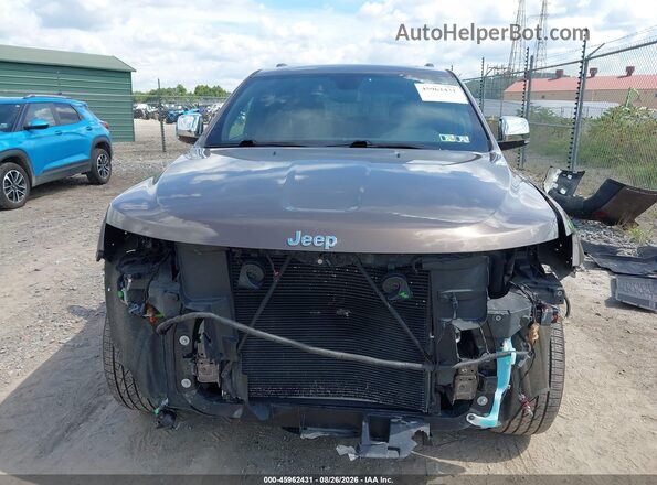 1C4RJFBG9JC489709 2018 JEEP GRAND CHEROKEE Brown Widok wnętrza z tyłu