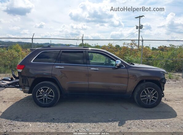1C4RJFBG9JC489709 2018 JEEP GRAND CHEROKEE Brown Widok wnętrza 360 stopni