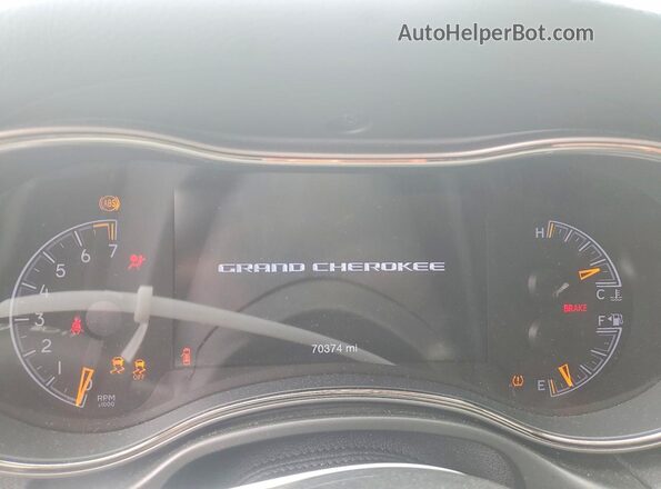 1C4RJFBG9LC298813 2020 JEEP GRAND Blue Widok zestawu wskaźników