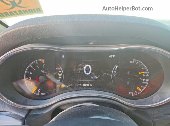 1C4RJFBG9LC312757 2020 JEEP GRAND White Instrument cluster view