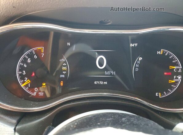 1C4RJFBG9LC426659 2020 JEEP GRAND Gray Widok zestawu wskaźników
