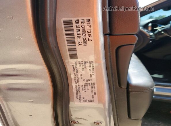 1C4RJFBG9LC426659 2020 JEEP GRAND Gray Widok wnętrza 360 stopni