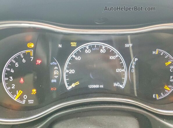 1C4RJFBG9MC612686 2021 JEEP GRAND Black Vista del cuadro de instrumentos