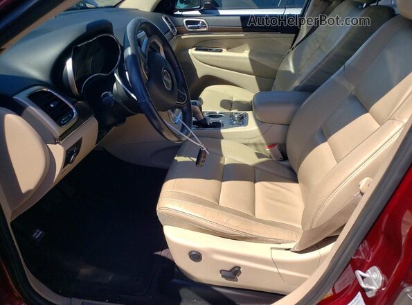 1C4RJFBGXHC601654 2017 JEEP GRAND Темно-бордовый Вид салона спереди