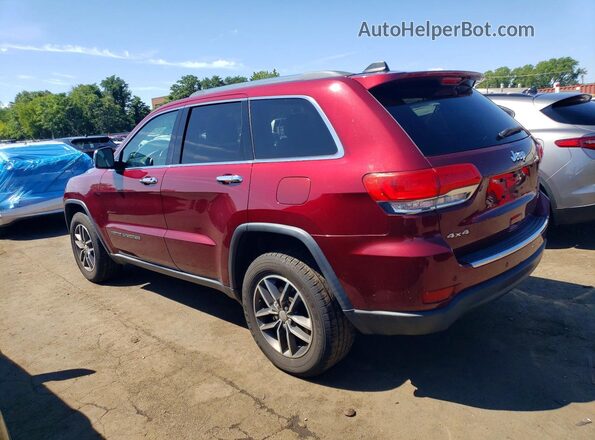 1C4RJFBGXHC601654 2017 JEEP GRAND Темно-бордовый Задняя левая четверть