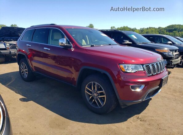 1C4RJFBGXHC601654 2017 JEEP GRAND Темно-бордовый Передняя правая четверть
