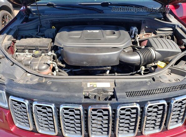 1C4RJFBGXHC601654 2017 JEEP GRAND Темно-бордовый Вид задней части салона