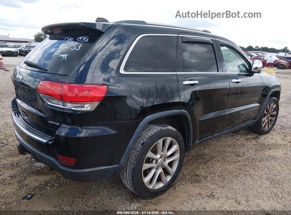 1C4RJFBGXHC682753 2017 JEEP GRAND CHEROKEE Черный Задняя правая четверть