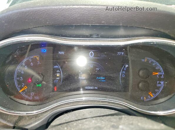 1C4RJFBGXHC706338 2017 JEEP GRAND Black ხელსაწყოთა პანელის ხედი