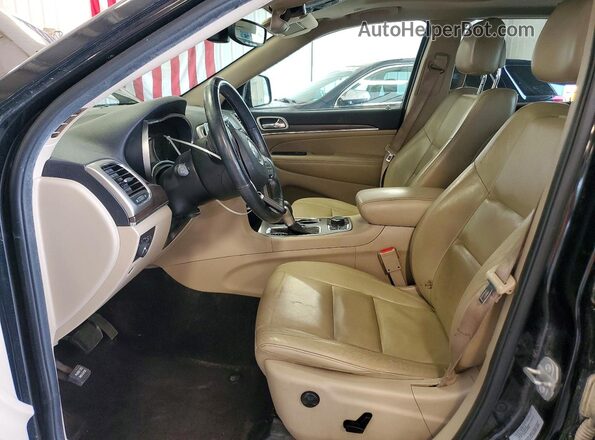 1C4RJFBGXHC706338 2017 JEEP GRAND Black წინა სალონის ხედი