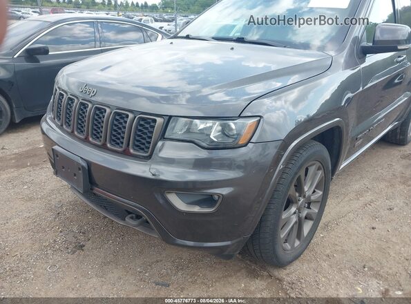 1C4RJFBGXHC718523 2017 JEEP GRAND CHEROKEE Gray Vista frontal