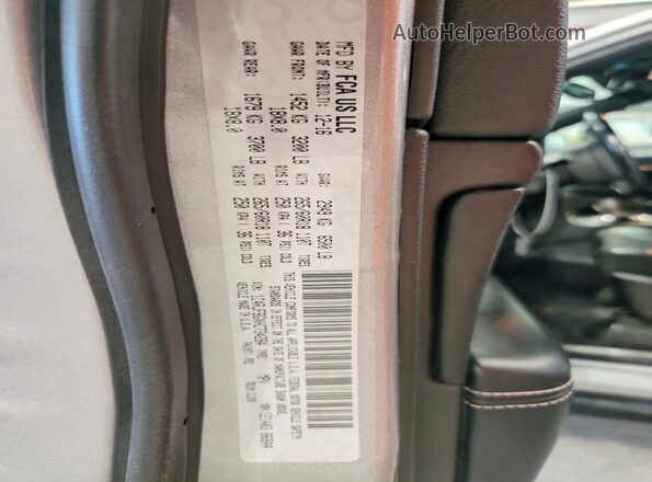 1C4RJFBGXHC734284 2017 JEEP GRAND Gray Widok naklejki z numerem VIN
