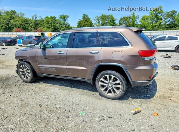 1C4RJFBGXJC235121 2018 JEEP GRAND Brown Задня ліва чверть
