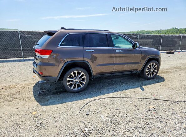 1C4RJFBGXJC235121 2018 JEEP GRAND Brown Задня права чверть