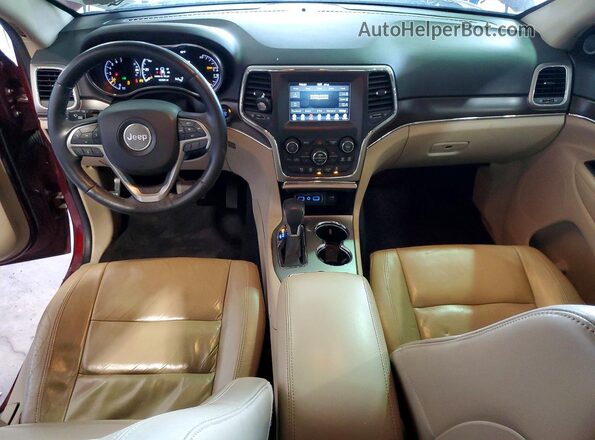 1C4RJFBGXJC442446 2018 JEEP GRAND Red Առջևի վահանակի տեսք