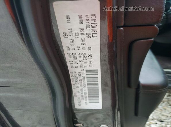 1C4RJFBGXKC627551 2019 JEEP GRAND Charcoal Вид наклейки з VIN-кодом