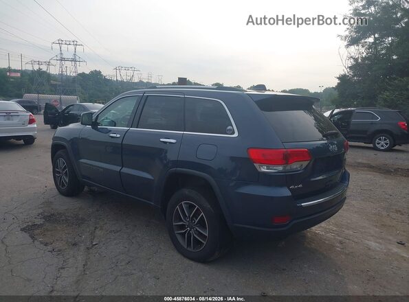 1C4RJFBGXKC727181 2019 JEEP GRAND CHEROKEE Синий Задняя левая четверть