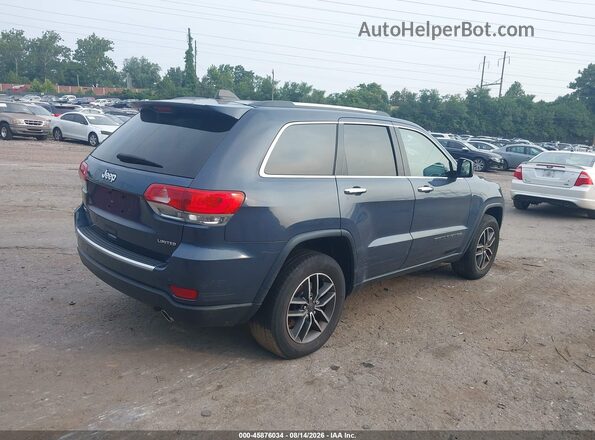 1C4RJFBGXKC727181 2019 JEEP GRAND CHEROKEE Синий Задняя правая четверть