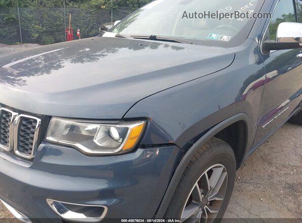 1C4RJFBGXKC727181 2019 JEEP GRAND CHEROKEE Синий Вид спереди