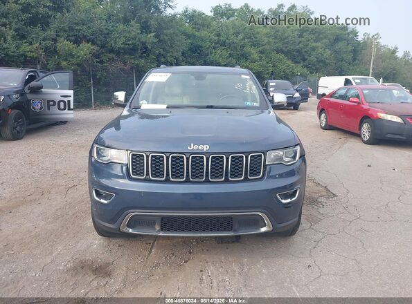 1C4RJFBGXKC727181 2019 JEEP GRAND CHEROKEE Синий Вид панели приборов