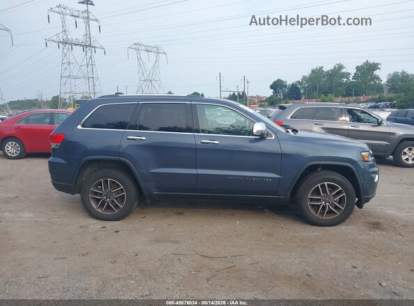 1C4RJFBGXKC727181 2019 JEEP GRAND CHEROKEE Синий Вид щитка приборов