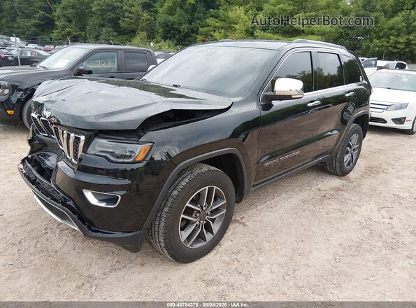 1C4RJFBGXKC782892 2019 JEEP GRAND CHEROKEE Black Vista tres cuartos delantera izquierda