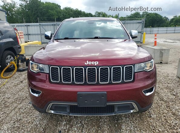 1C4RJFBGXMC796004 2021 JEEP GRAND Burgundy Front view