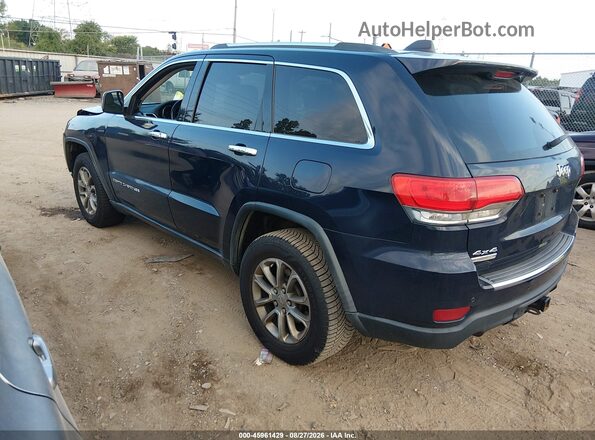 1C4RJFBM6GC345209 2016 JEEP GRAND CHEROKEE Black უკანა მარცხენა