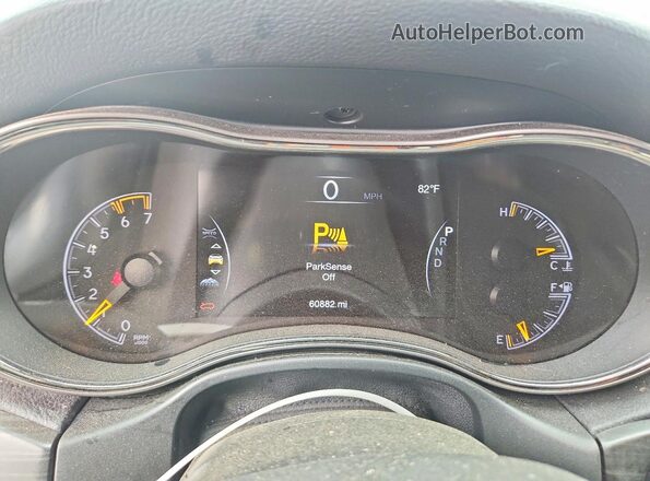 1C4RJFBT2LC303718 2020 JEEP GRAND Black ხელსაწყოთა პანელის ხედი