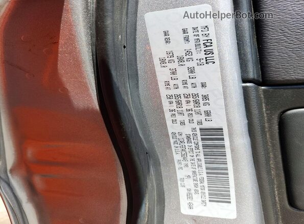 1C4RJFBT4KC562449 2019 JEEP GRAND Gray Vista de la etiqueta del VIN