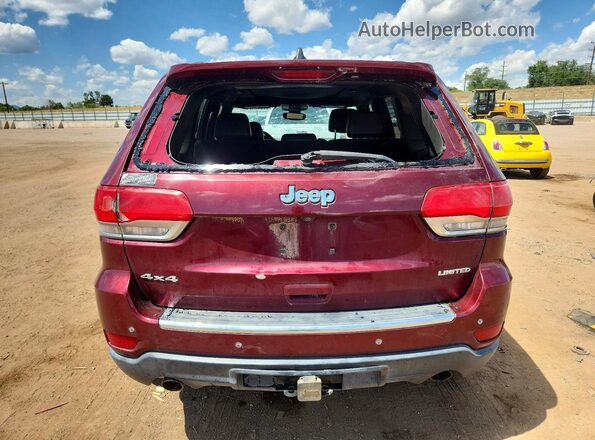 1C4RJFBT7HC914495 2017 JEEP GRAND Red Vista trasera