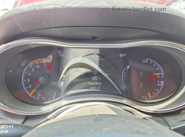 1C4RJFBT7HC914495 2017 JEEP GRAND Red Vista del cuadro de instrumentos