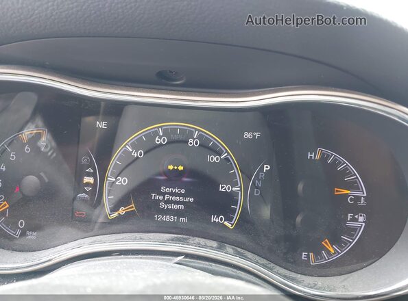 1C4RJFBTXGC429475 2016 JEEP GRAND CHEROKEE Black უკანა სავარძლების ხედი