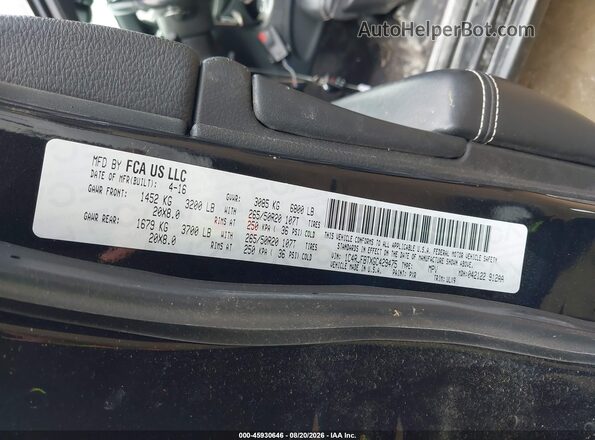 1C4RJFBTXGC429475 2016 JEEP GRAND CHEROKEE Black ძრავის განყოფილების ხედი