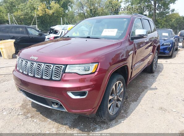 1C4RJFCG0JC108134 2018 JEEP GRAND CHEROKEE Maroon Vista tres cuartos delantera izquierda