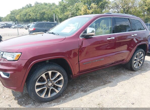 1C4RJFCG0JC108134 2018 JEEP GRAND CHEROKEE Maroon Vista frontal