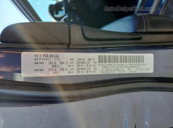 1C4RJFCG1LC219049 2020 JEEP GRAND Blue Widok komory silnika