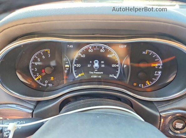 1C4RJFCG3LC101634 2020 JEEP GRAND Gray Instrument cluster view
