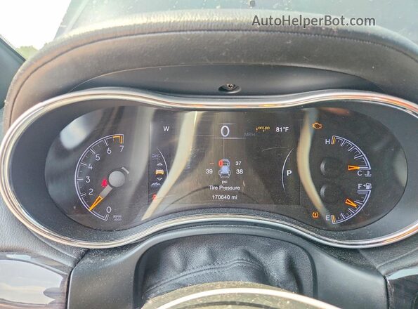 1C4RJFCG4GC324027 2016 JEEP GRAND Black Սարքավորումների վահանակի տեսք