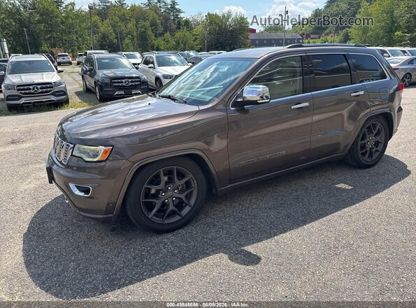 1C4RJFCG4HC778490 2017 JEEP GRAND CHEROKEE Brown წინა მარცხენა ხედი სამი მეოთხედიდან