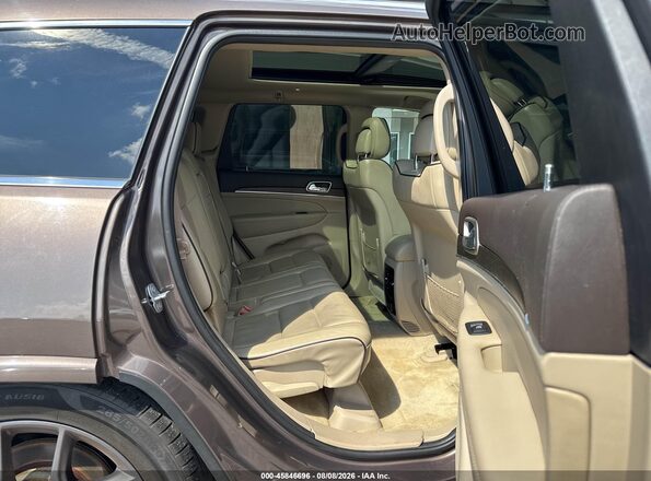 1C4RJFCG4HC778490 2017 JEEP GRAND CHEROKEE Brown VIN კოდის სტიკერის ხედი