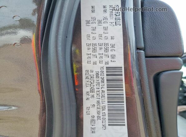 1C4RJFCG4JC142688 2018 JEEP GRAND Charcoal Vista de la etiqueta del VIN