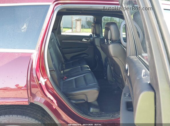 1C4RJFCG4JC236473 2018 JEEP GRAND CHEROKEE Red Widok naklejki z numerem VIN
