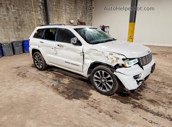 1C4RJFCG4JC454929 2018 JEEP GRAND Белый Передняя правая четверть